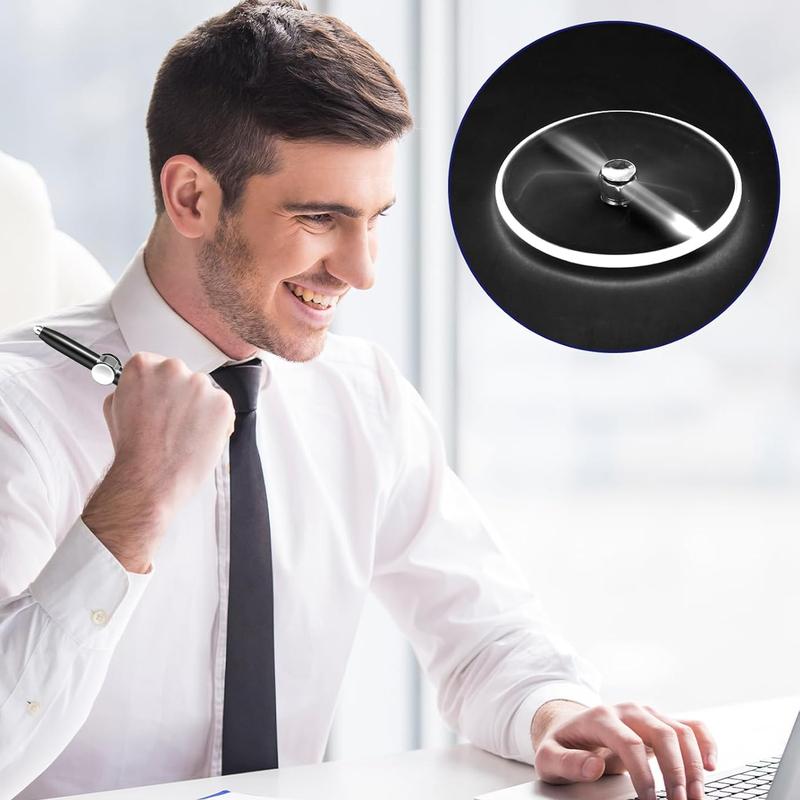 Fidget Spinner Pen Metal Ballpoint, Stress Relief Rotating Pen with LED Light, Writing Pen, Help ADHD Stress Reducer Ballpoint Pen Gift Pen Anti Anxiety, Office Stationery & Supplies, Office Accessories Fidget Spinner Pen Metal Ballpoint, Stress Relief Rotating Pen with LED Light, Writing Pen, Help ADHD Stress Reducer Ballpoint Pen Gift Pen Anti Anxiety, Office Stationery & Supplies, Office Accessories