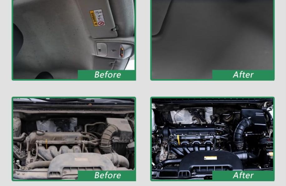 Air Blow Blaster Car Interior Cleaning Blaster High Pressure Car Detailing Cleaning Tool with Nozzle and Auto Detailing Dusting Brush for Quickly Blasts Dirt and Dust from Surface