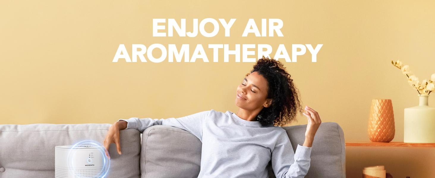 MORENTO 1800 Air Purifiers for Home/Office Essential with aromatherapy, Removes dust, allergens and viruses, Pet-friendly, portable, low noise #fathersdaygift