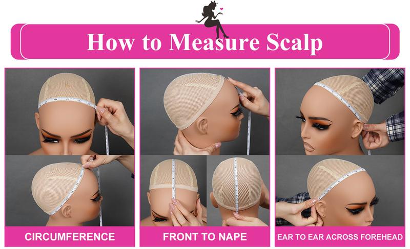 BGMgirl M-cap 9x6 Kinky Straight/ Yaki Straight Wear Go 180% Density Pre-Bleached HD Lace Glueless Wig Pre Plucked Hairline Human Hair