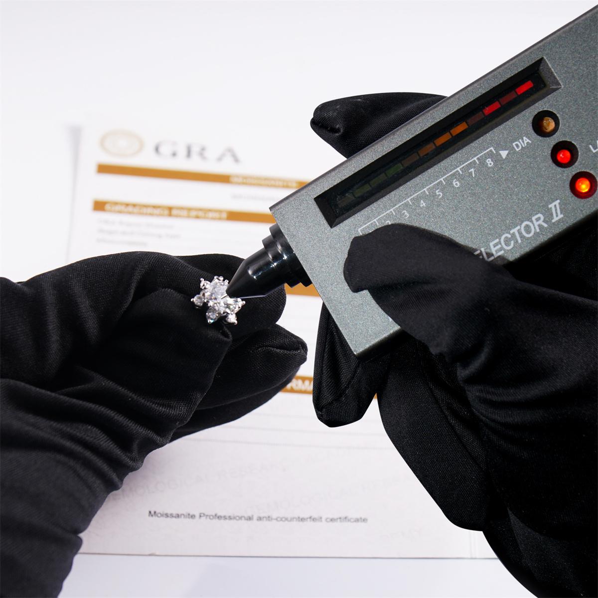 Moissanite 0.5-3ct Ice Crystal Snowflake Earrings, Earrings Accessories, Chic Fashion Jewelry, Fashion Pairings, Ideal Gift for Any Occasion, Birthday Christmas Family Gifts, Wedding Engagement Anniversary Party Gift