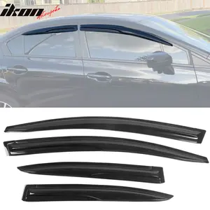 Window Visors for Honda Civic Sedan 2012-2015 Slim Style Smoke Acylic