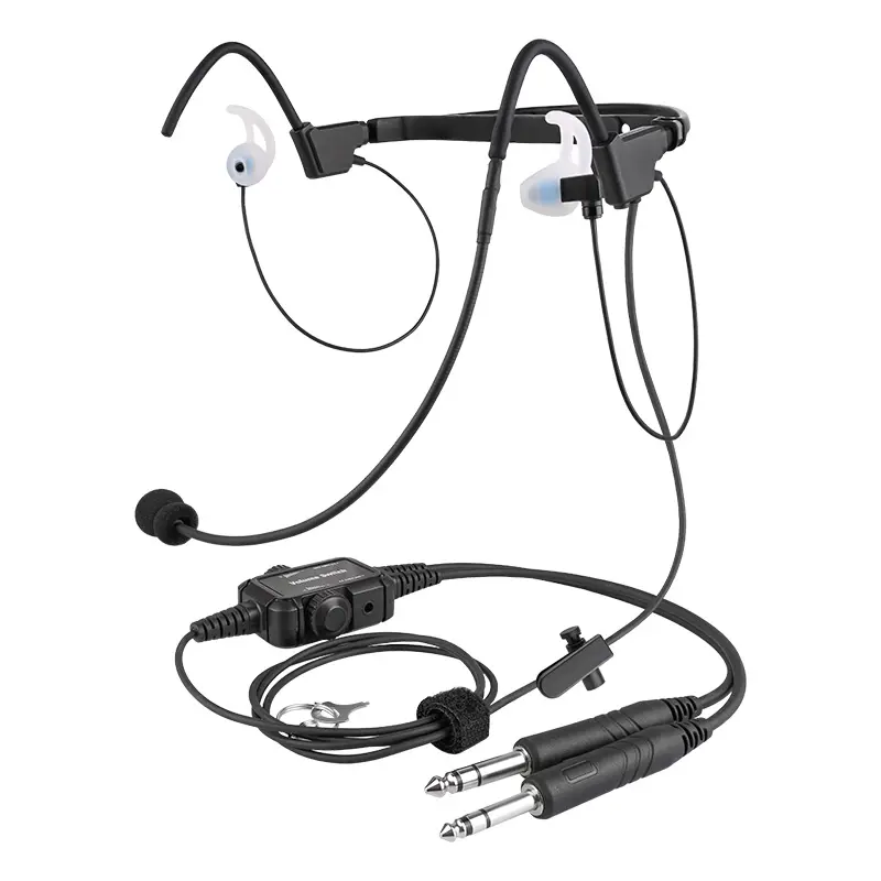 In-Ear Wired Aviation Headphone - Lightweight Electronic Audio Device with Great Sound Quality, MP3 Input Compatibility, and Free Carry Bag