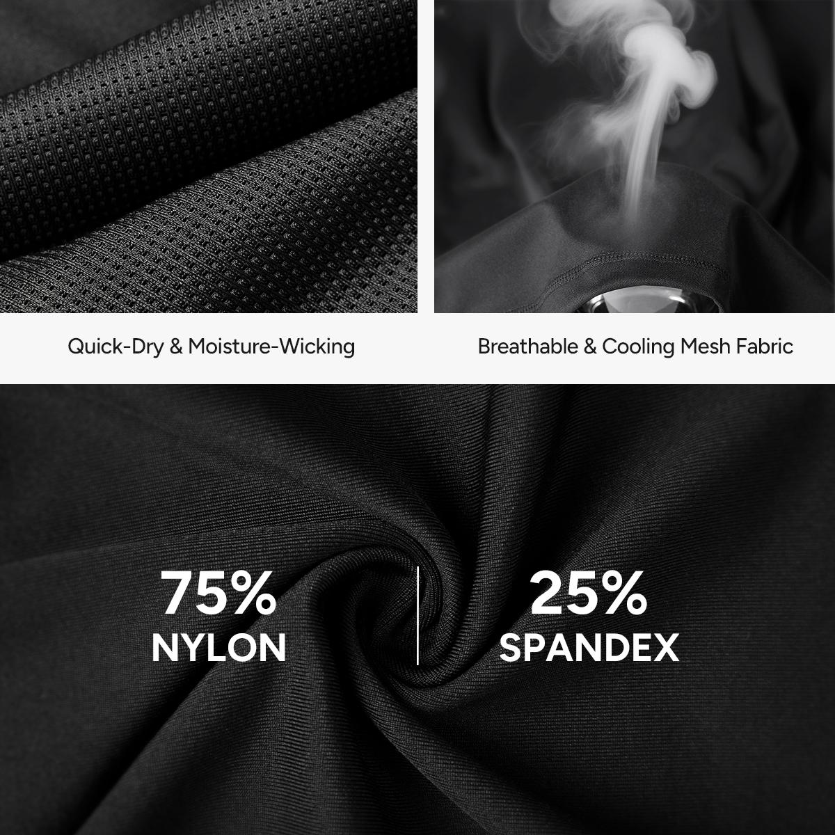 Nebility Men's Compression Shorts with Side Pockets High Performance Workout & Running Spandex Shorts for Enhanced Performance