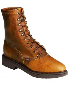 Justin Men's Conductor 8" Lace-Up Work Boot Soft Toe - 760