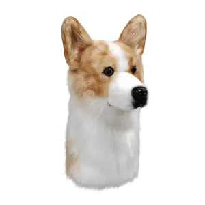 FurEverClone Corgi Dog Golf Club Head Covers, Animal Headcovers for Drivers & Woods, Golf Gifts for Men Women Dog Lovers