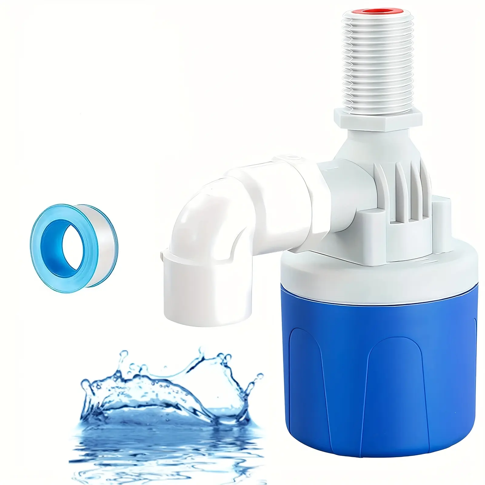 1/2" Fully Automatic Float Valve, Auto Shut-Off ABS Plastic Water Level Control Valve, No Electricity Required, Easy Installation Supply for Water Tanks and Livestock Troughs & summerwins
