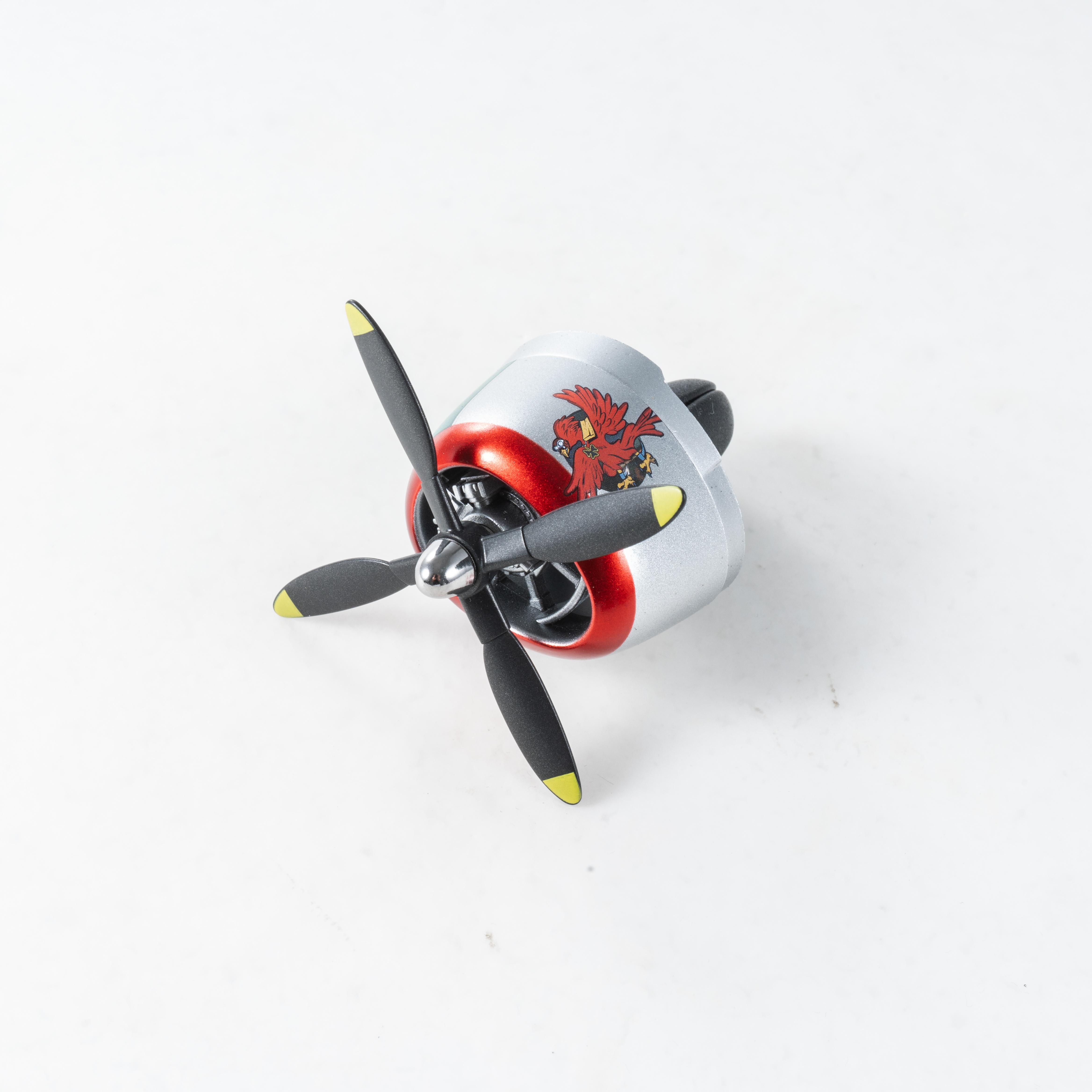 P-47 Red Eagle China Fighter Car Air Vent Decoration with Propeller Design and Eagle Symbol