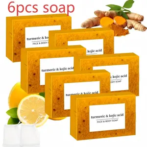 Naturals Turmeric & Kojic Acid Brightening Soap - 4 Ounces All-Natural Skincare for Daily Use - Gentle Formula for Even Tone