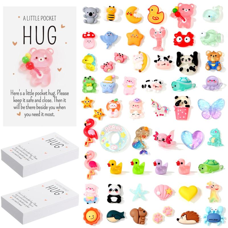 9/20/50 Pcs Pocket Hug for Easter Basket Stuffers Mini Resin Animals with Card Easter Party Gifts for Students Friends Easter Exchange Gift Employee Appreciation Gift Inspirational Gifts for Family Colleagues Thanksgiving Day Gift 9/20/50 Pcs Pocket Hug for Easter Basket Stuffers Mini Resin Animals with Card Easter Party Gifts for Students Friends Easter Exchange Gift Employee Appreciation Gift Inspirational Gifts for Family Colleagues Thanksgiving Day Gift