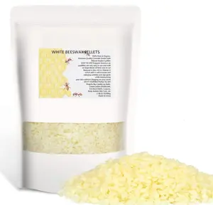 White Beeswax Pellets 2LB 100% Pure and Natural Triple Filtered for Skin, Face, Body and Hair Care DIY Creams, Lotions, Lip Balm and Soap Making Supplies