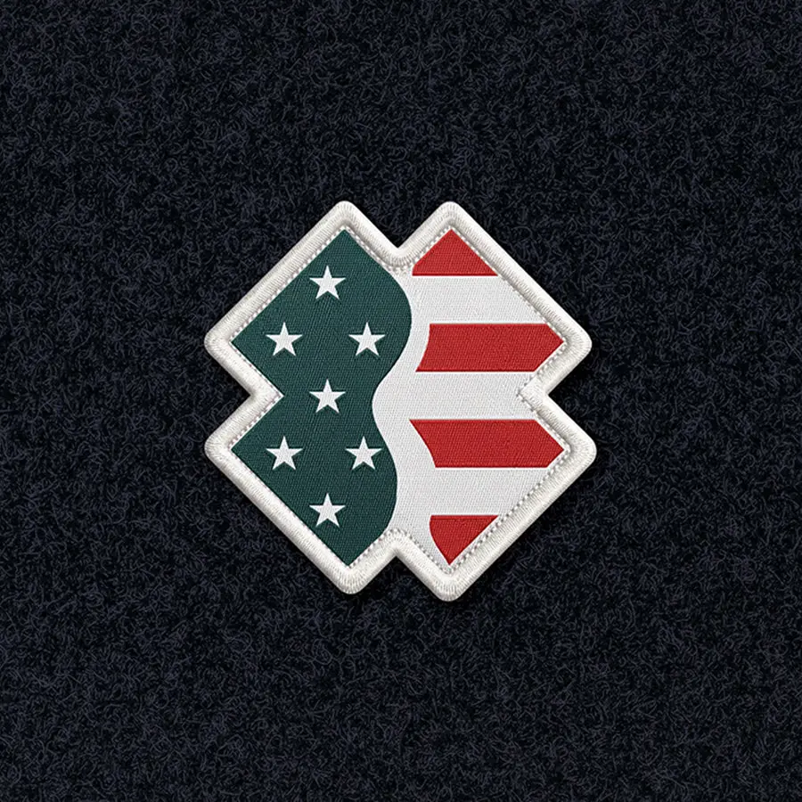 TR Logo Flag Woven Patch