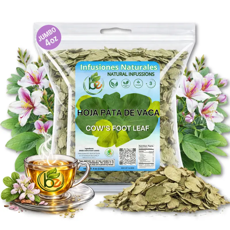 VIRAL Pata De Vaca 4 oz Herbal Tea (Cow's Foot Leaves TEA) Crafted By Nature100% All Natural Fresh Tea Tea, non-GMO, Gluten-free.