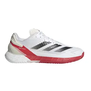 adidas Mens Defiant Speed 2 Tennis Sneakers Shoes - White