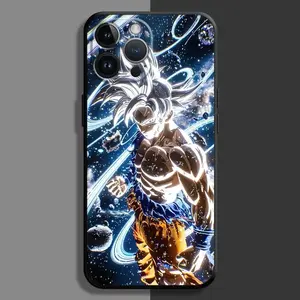 Phone Case Goku Cover Compatible with iPhone X, 11, 12, 13, 14, 15, 16, 17 Plus Pro Promax & SS Galaxy S21-25 Series