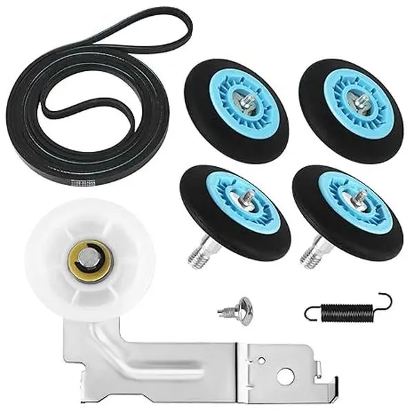 2025 Upgraded Dryer Repair Kit by Beaquicy Replacement for Samsung Dryer Includes DC97-16782A Samsung Dryer Roller, 6602-001655/5ph2337 Dryer Belt, DC93-00634A Idler Pulley and DC61-01215B Spring,back to school,back to school haul