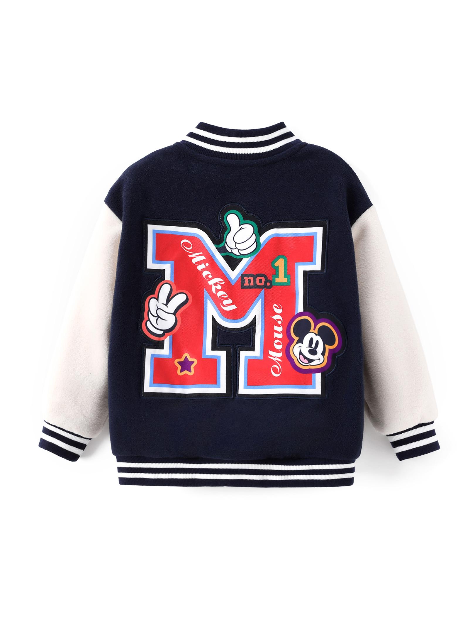 Disney Minnie Mouse Kids' Baseball Jacket - Cute Color - Block Design, Soft Fleece | Exclusive on TikTok Shop Perfect For Young Fans Ideal For Everyday Wear，SprIngGIowUp ,RefreshedLook