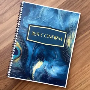 DesigningLifeCo 369 Confirmation Manifesting Journal, Manifest Focus, 369 Journal