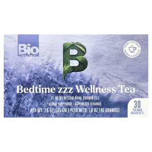 Bio Nutrition Bedtime zzz Wellness Tea, Caffeine Free , 30 Tea Bags, 1.6 oz (45 g)