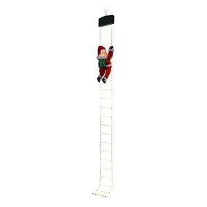 Mr. Christmas 11' Rope Ladder Climbing Santa