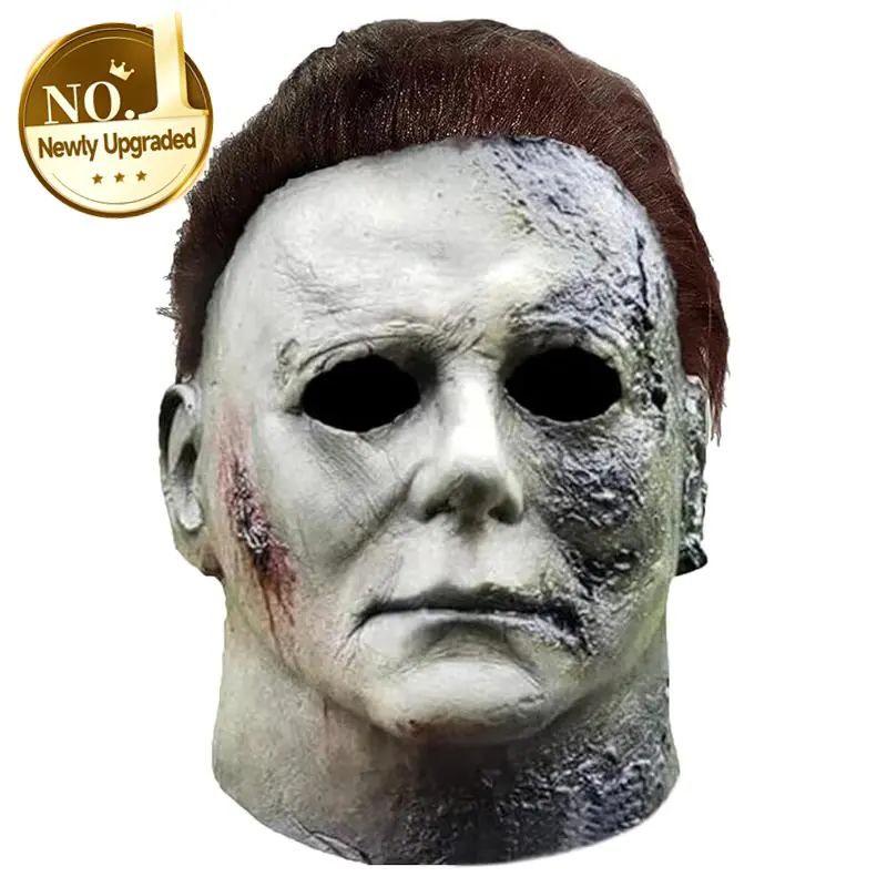 Michael Myers Mask & Scary Skull Mask, Halloween Horror Masquerade Men's & Women's Cosplay Party Mask, Bloody Michael Myers & Scary Skull Adult Costume Scary Cosplay The terrifying atmosphere is at its peak，halloween,haunted ,ghost
