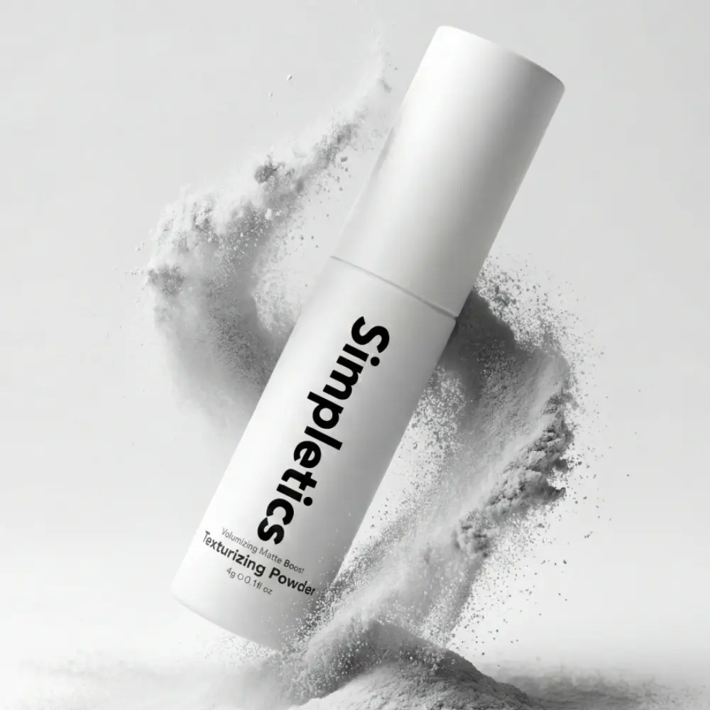 All-Natural Texturizing Powder – 4-Ingredient Matte Volume Powder with Silica & Rice Starch – Clean, Lightweight Lift – Non-Greasy, No Harsh Chemicals