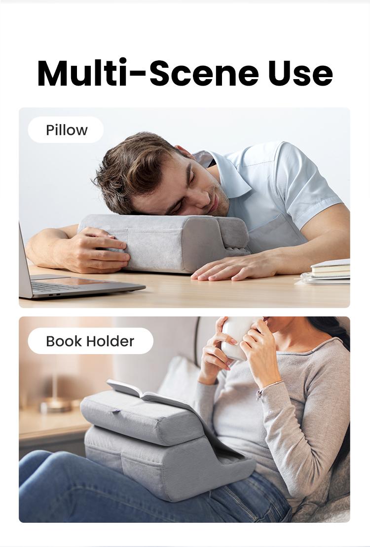 UGREEN Tablet Pillow Stand Soft Holder with 3 Viewing Angles Adjustable Pillow Holder Backrest Washable, Cellphone Mount Accessories,Deals for You,TikTokShopHolidayHaul