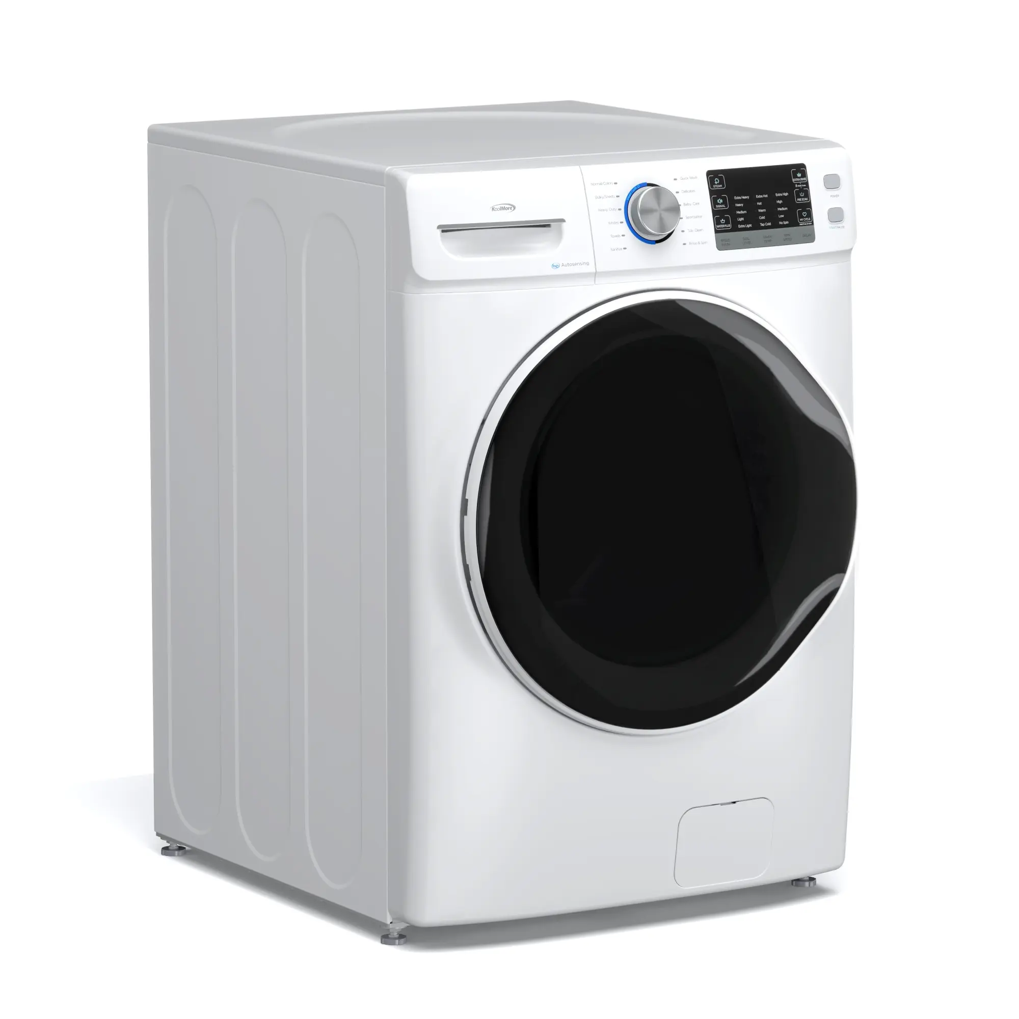 4.5 cu. ft. Large Capacity Stackable Front Load Washing Machine in White, FLW-5CWH.