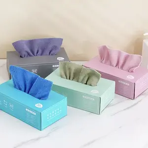 2026NEW Disposable Kitchen Wipes 20 Sheets 7.9" x 7.9" Extractable box-packed cleaning cloths, household lazy cleaning cloths, dry and wet dual-purpose kitchen and bathroom cleaning disposable cleaning cloths.Thickened new product without fluorescence