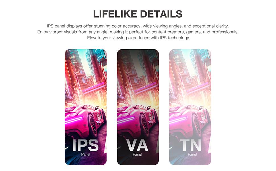 24''  165Hz 1080P Gaming Monitor - IPS, FreeSync, HDMI, VESA, Tilt Adjustable, Frameless, Speakers 165hz monitor gaming monitors Display Borderless