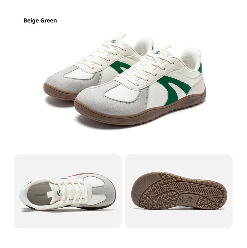 HOBIBEAR Barefoot Shoes Wide Casual Lace Up Retro Fashion Sneakers for Women Men