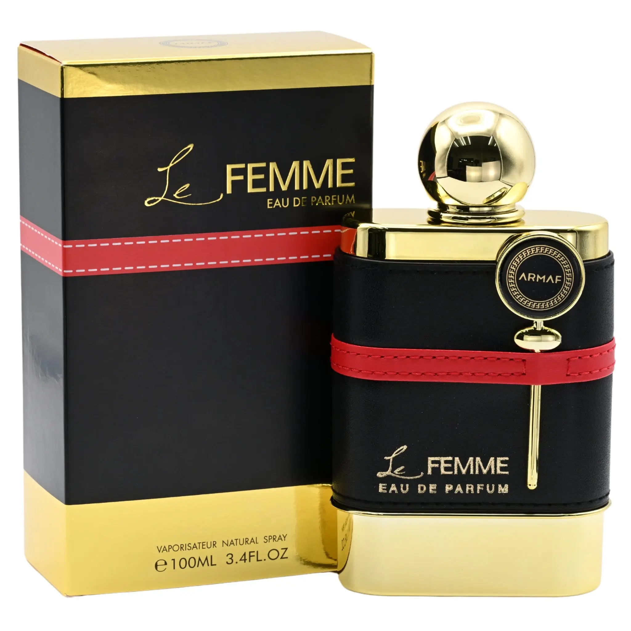 Armaf Le Femme Eau de Parfum for Women (3.4 fl oz) - Floral Fruity Women's Fragrance with Bergamot, Plum, Jasmine, Rose, Vanilla Musk, Patchouli, White Musk, Citrus, Alcohol, Revitalizing Signature Scent, Unisex Fragrance Option