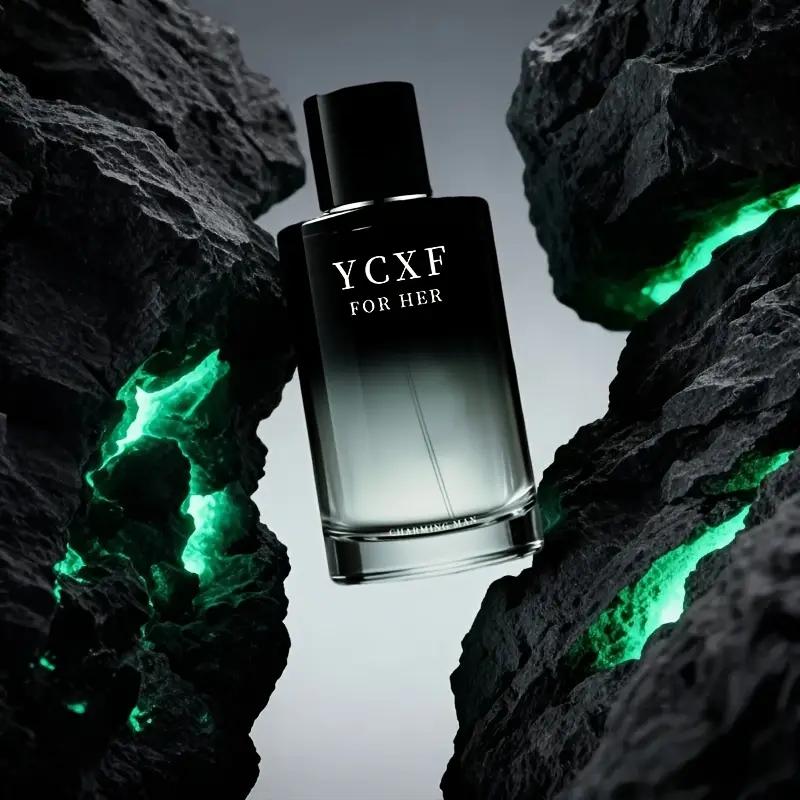 YCXF Men's Pheromone Cologne—Long-lasting allure, blending oriental citrus and woody notes. Its sensual fragrance captivates women, unleashing masculine charm. A light fragrance spray with fruity sweet woody tones, delivering an exceptional scent.
