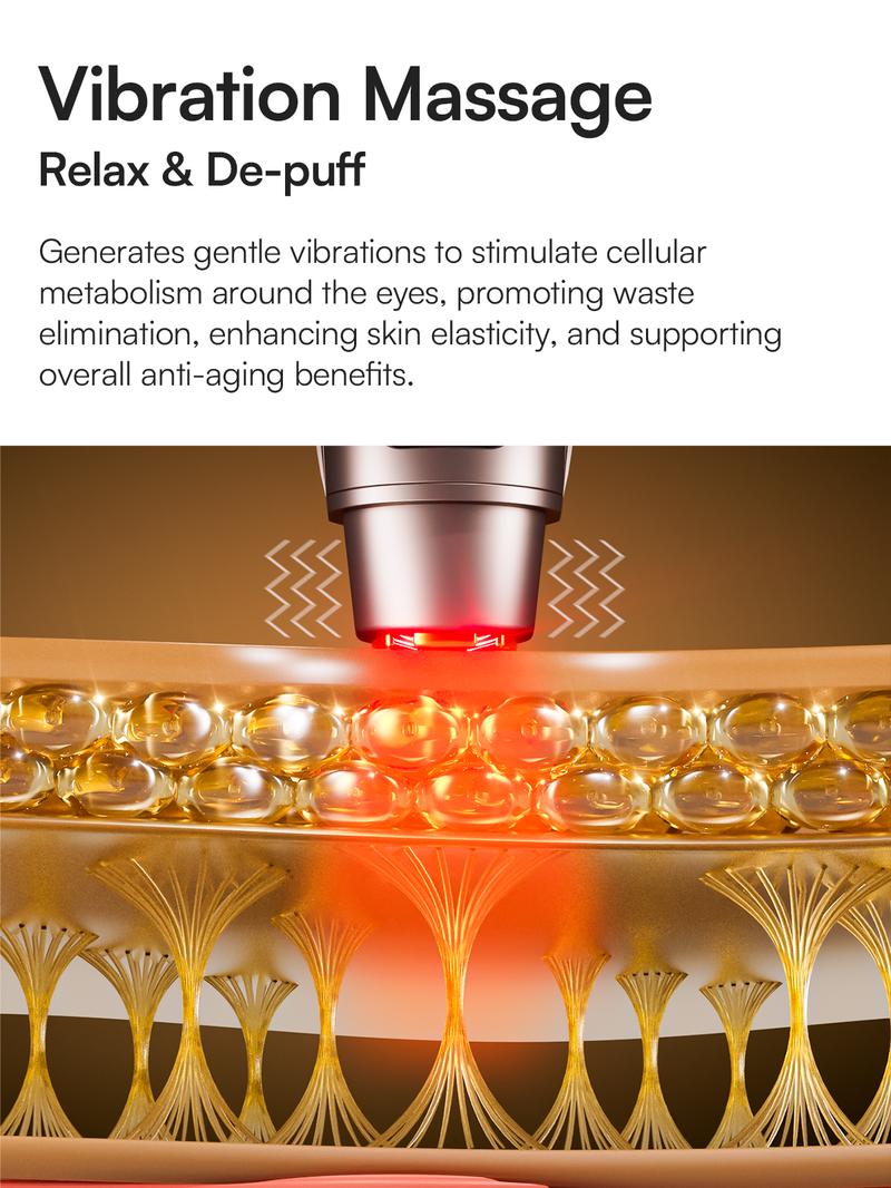 INIA LUMIN 4-in-1 Eye Skincare Wand – 3 Mins a Day for Fewer Lines in 14 Days & Less Puffiness in 21, FDA-Cleared, Spa-Level Results at a Fraction of the Price, Lift & Brighten Eyes in Just Weeks