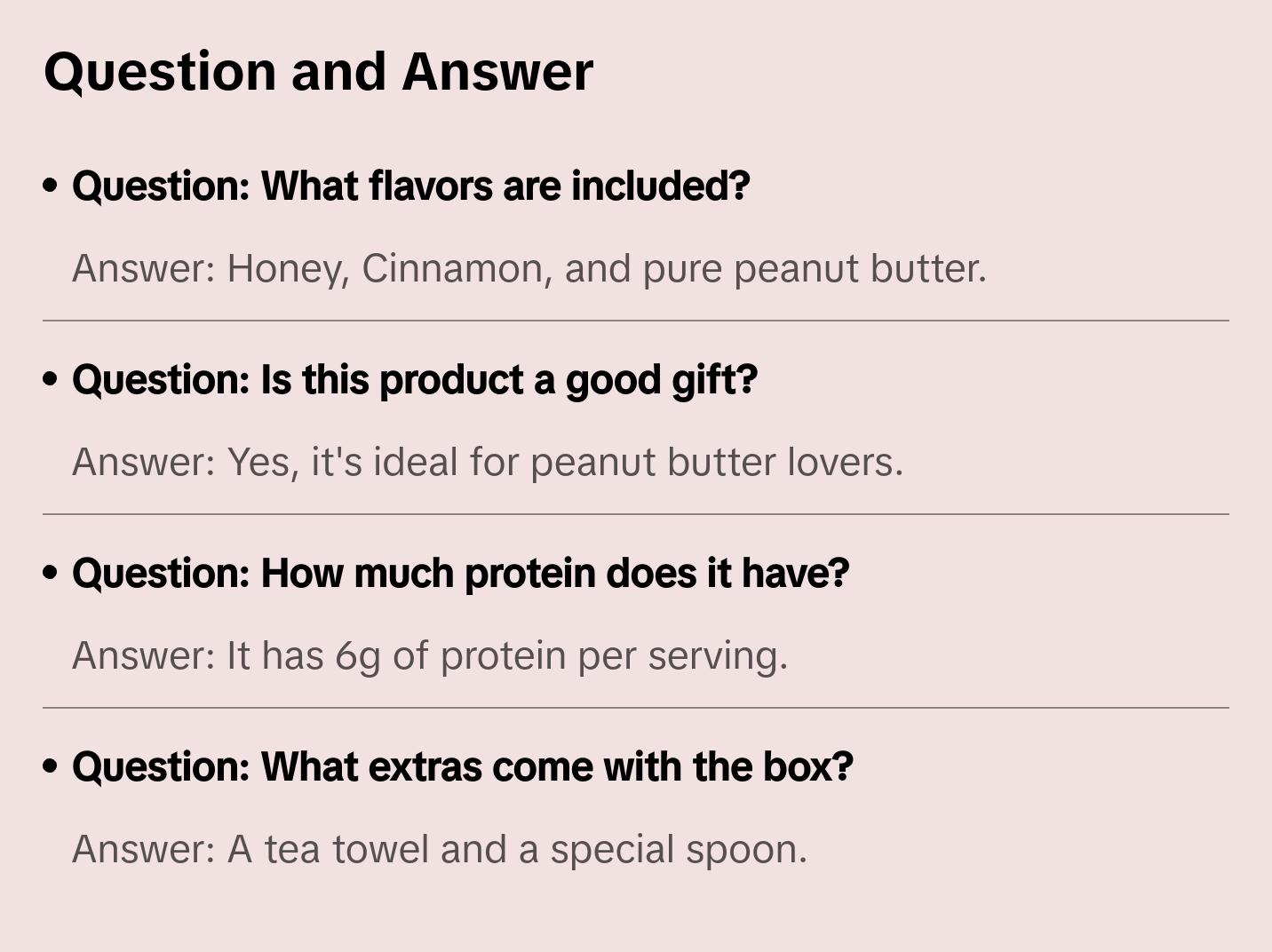Yummy Breakfast Box Peanut Butter & Co Spread Flavor Sweet