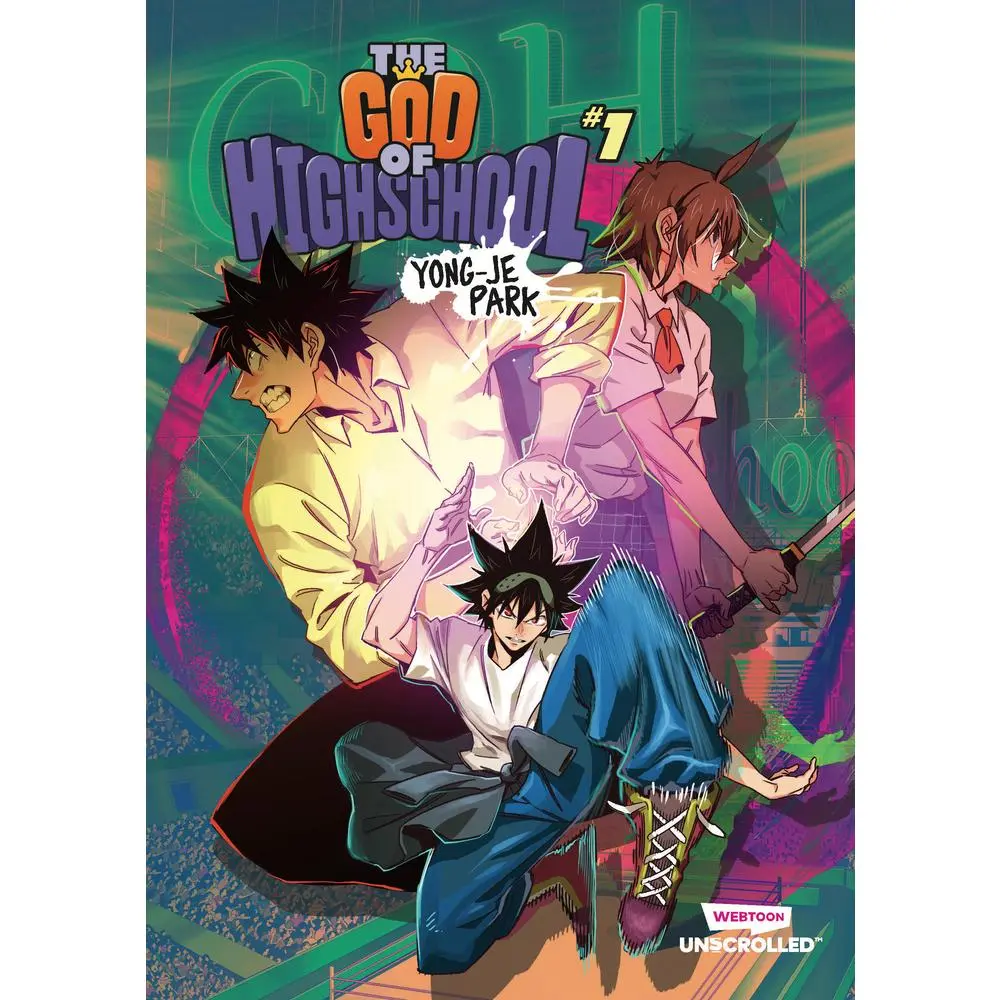 USED Book - The God of High School, Vol. 1: A Webtoon Unscrolled Graphic Novel by Park, Yongje (Paperback) - english