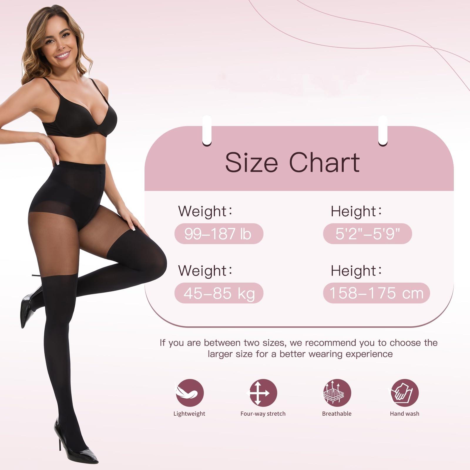 Mock Thigh High Stockings For Women Sexy Fishnet Tights Suspender Pantyhose 2 Pairs Leg Matching tights