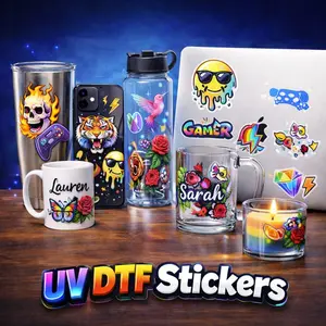 CREATE a Sheet of UV DTF Stickers