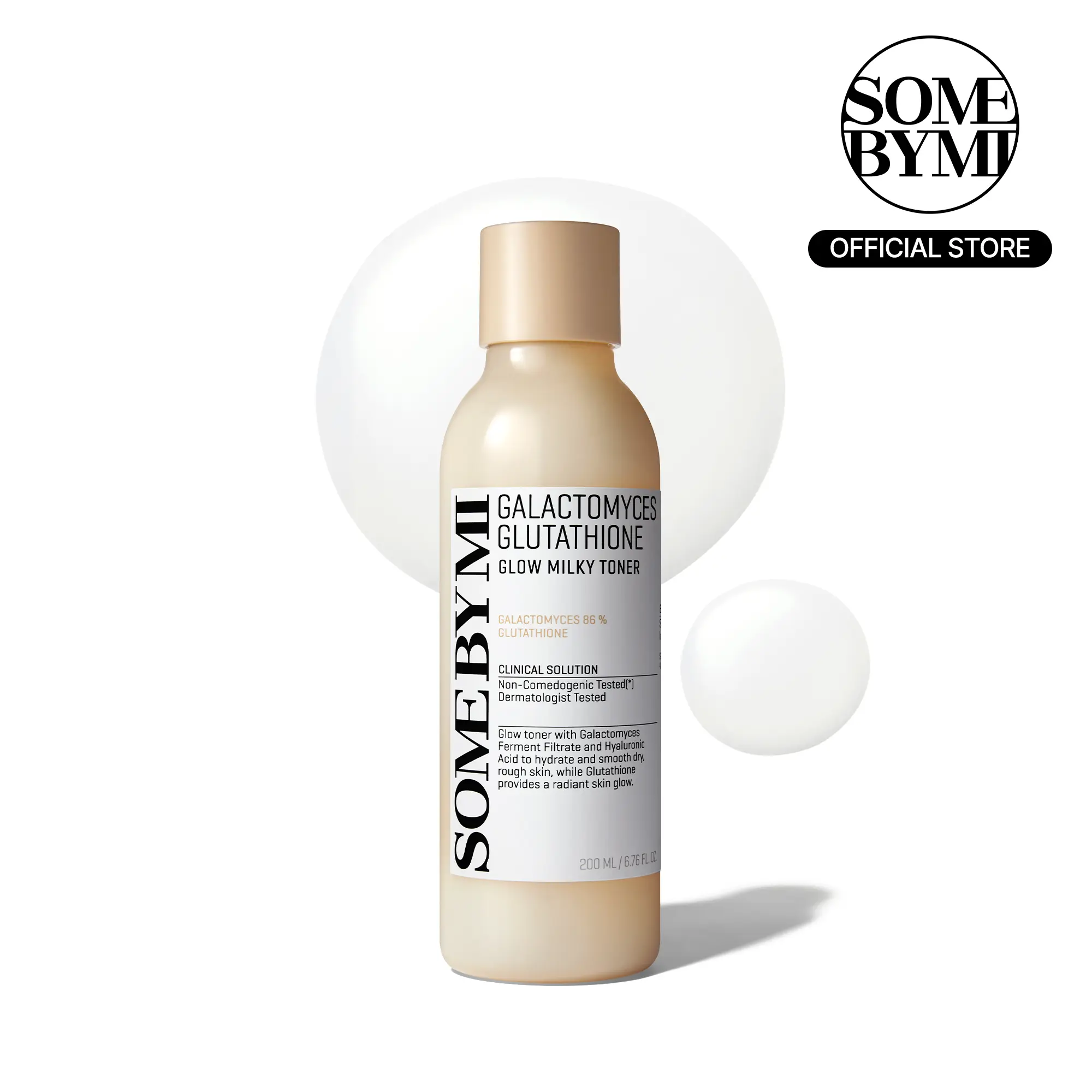 Galactomyces Glutathione Glow Milky Toner 6.76oz - Korean Skincare - Hydrating Rice Toner with Vitamin C for Smooth, Radiant Skin