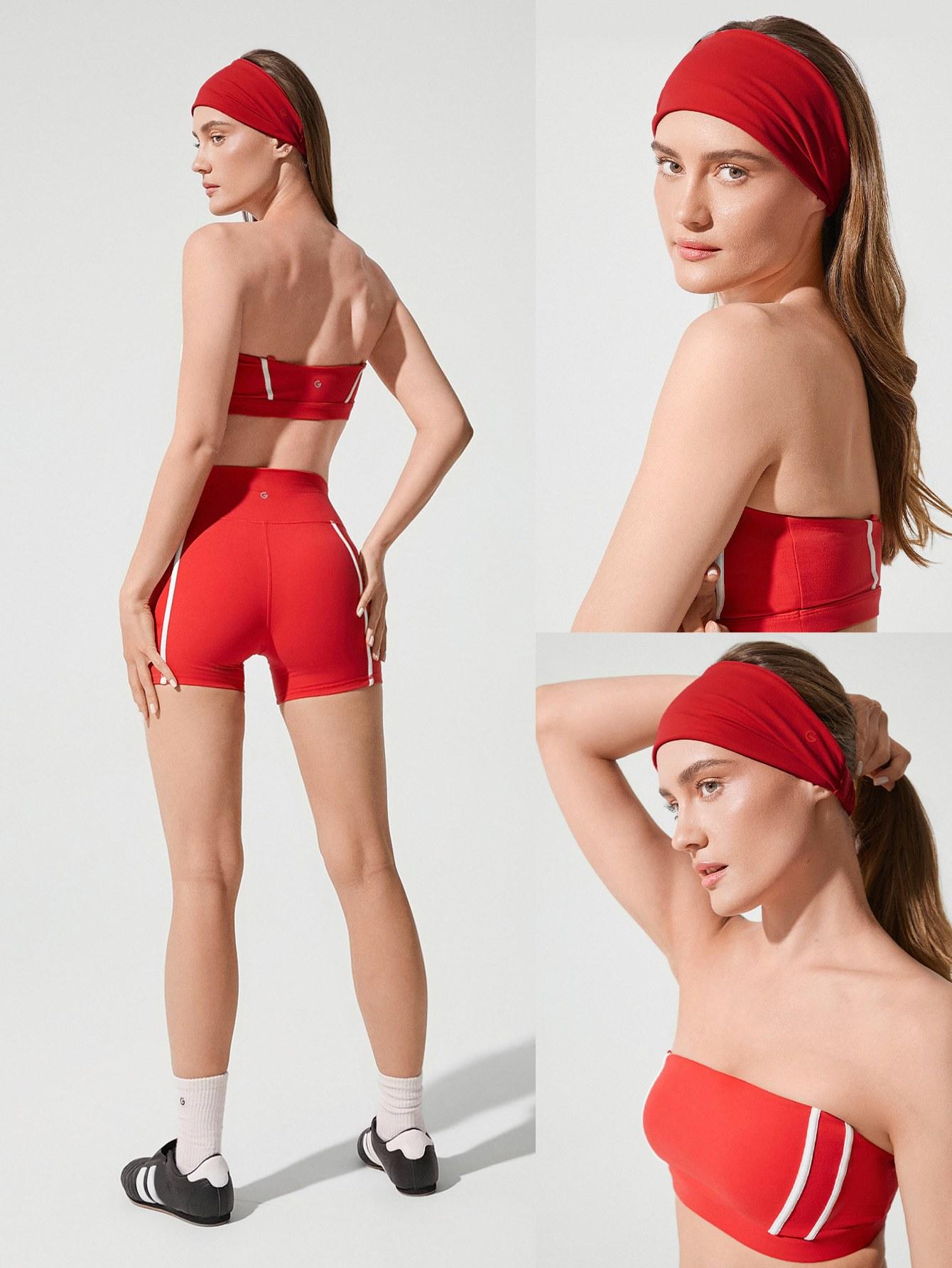 GLOWMODE FeatherFit-Air Work It Sweat-Absorbent Training Headband Gym