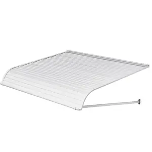 VEVOR Aluminum Awning 48 x 42 in,  Durable Window Awning Door Canopy, Lightweight and Stable Aluminum Exterior Awnings Rain Snow Sunlight Protection for Door Entrance Windows Patio Porch