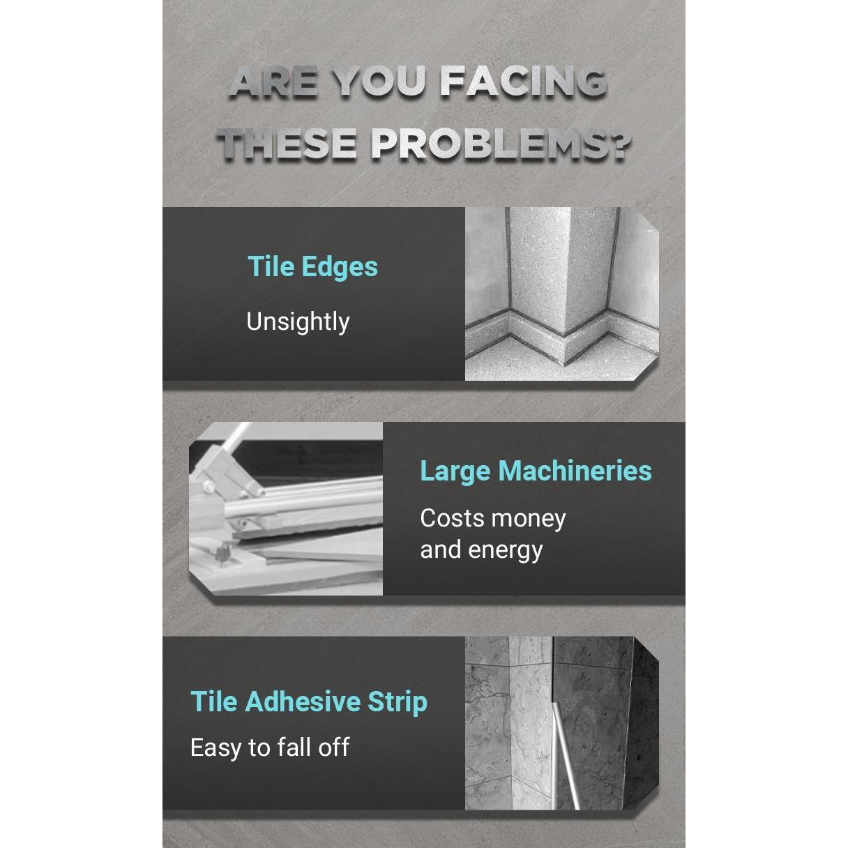 Angle Grinder Stand for Tile 45° Chamfer Cutting