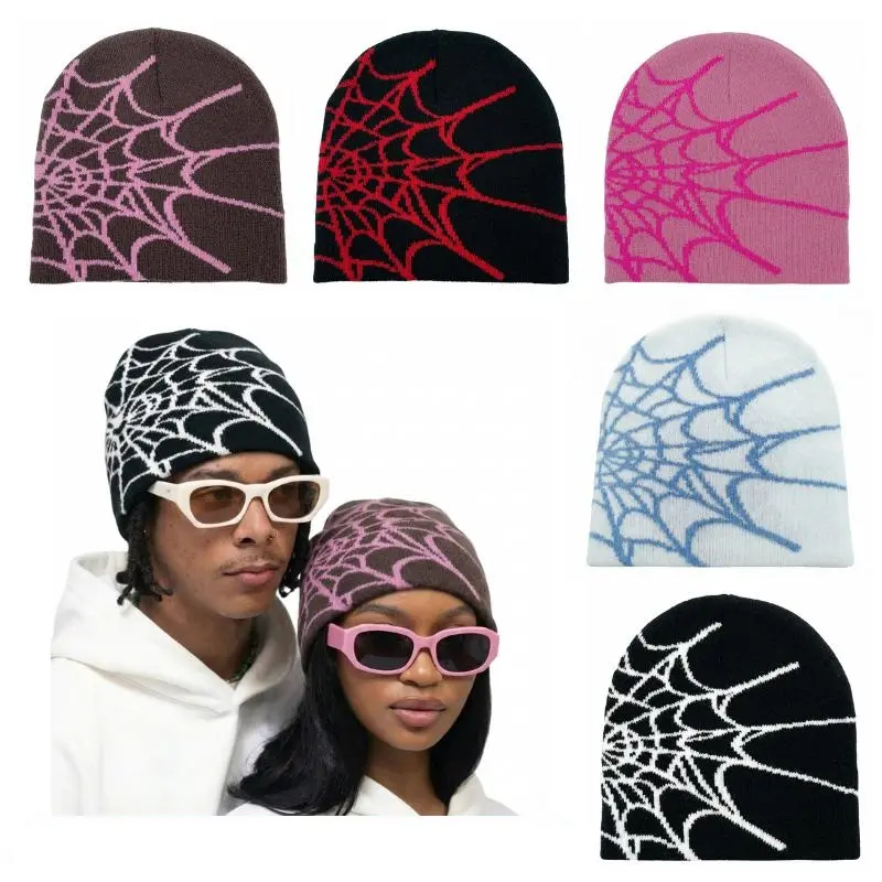 y2k Beanie Spider Hat Unisex Lightweight Spring Summer Cap & Fashion Statement  Soft Beanie for Street Dace, Skateboard, Skiing and Biking, Perfect for gifts