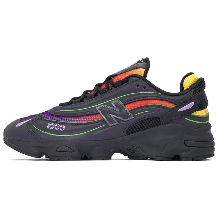 New Balance 1000 'Reflective Pack - Black Honeycomb' Sports Footwear, Mesh Walking Shoe, Men's/Women's Sneaker, Walking Shoes, Lightweight, Casual Wear, Breathable Mesh, Reflective Accents, True Size, Night Time Use, Honeycomb Pattern
