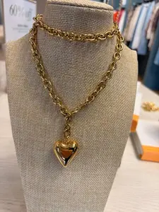 Heart wrap necklace
