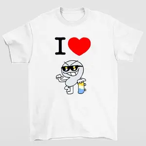 I Love Nine BFDI Animated Object Show Meme Graphic Tee