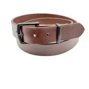 Leather Belt - Handmade IN THE USA, Classic Design, Adjustable Fit, Durable Material, Ideal for Everyday Wear