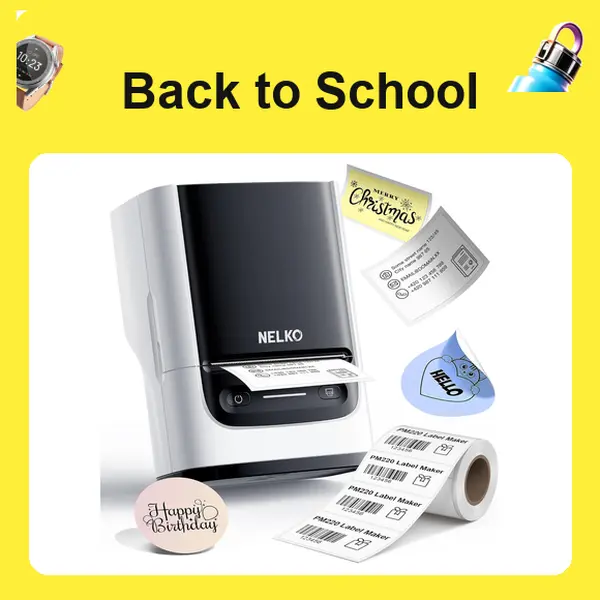 Back to School Label Maker, 2-inch Portable Bluetooth Label Maker Printer, Wireless Label Printer, AI Printer, Sticker Printer, Portable Thermal Printer for Small Business, Homes and Offices, tiktokshopbacktoschool sohochic