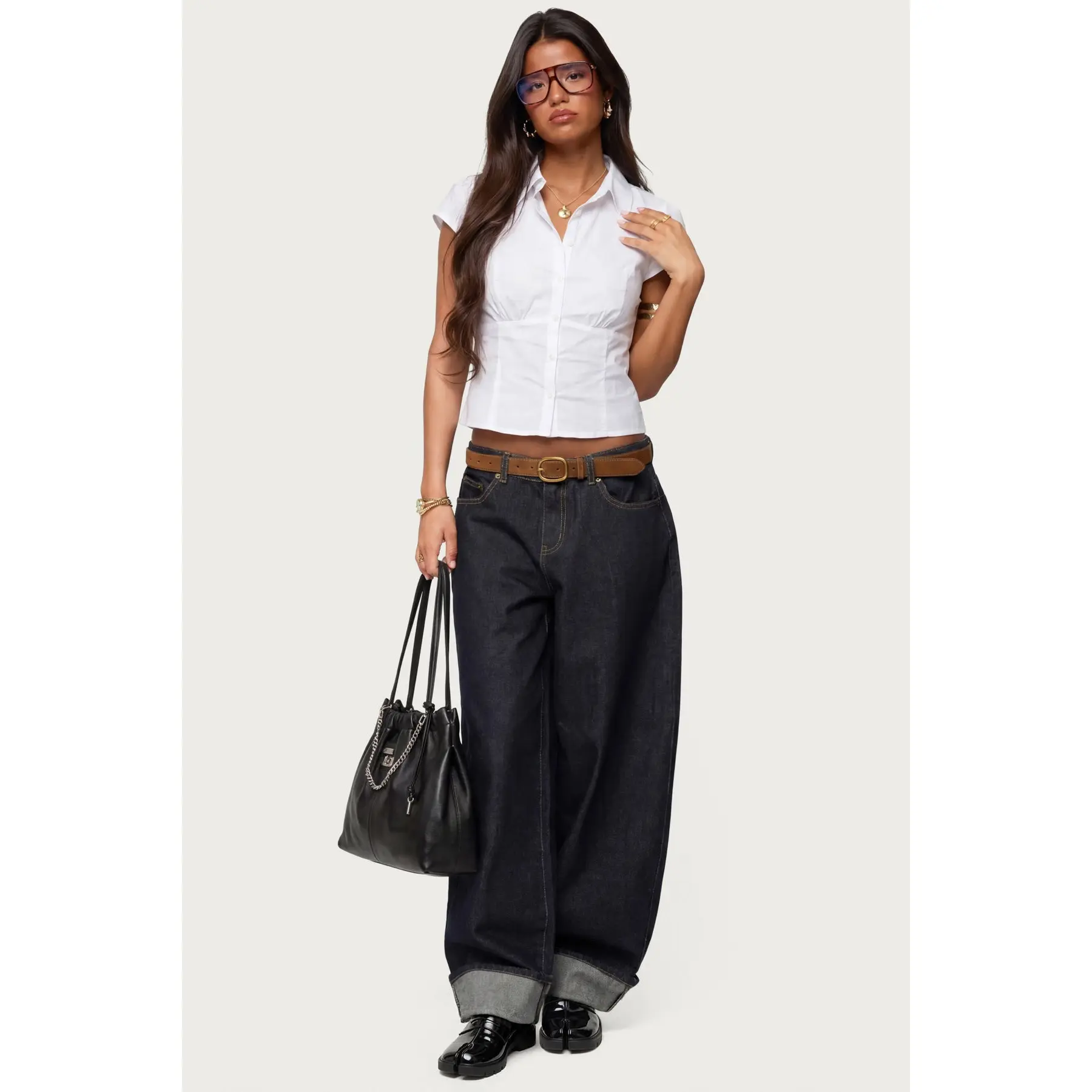 Kella Low Rise Baggy Jeans
