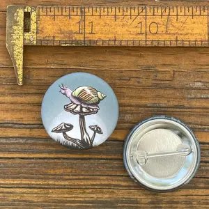 Snail Button Pin